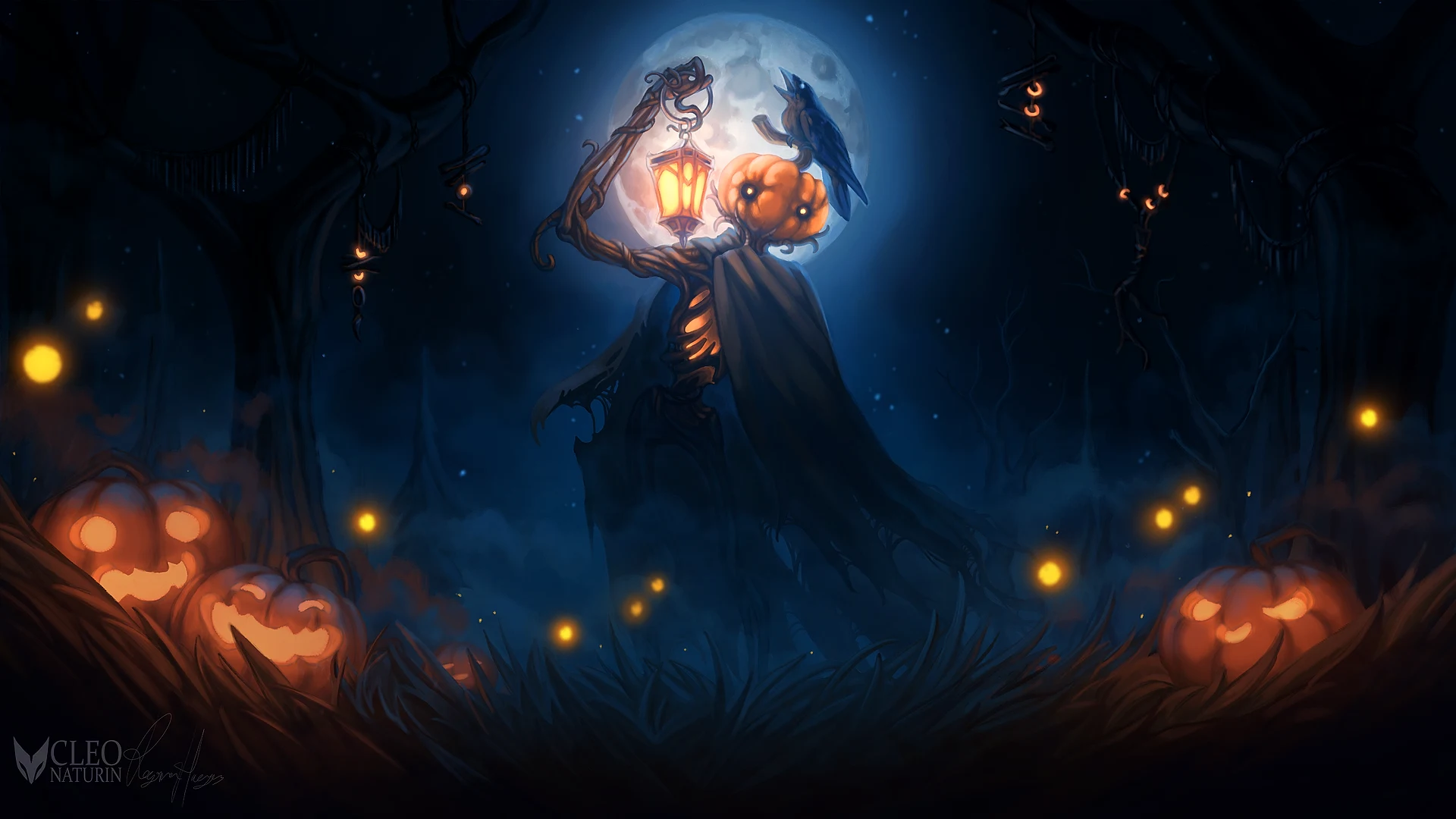 Mansión Misteriosa de Noche de Brujas (FullHD)