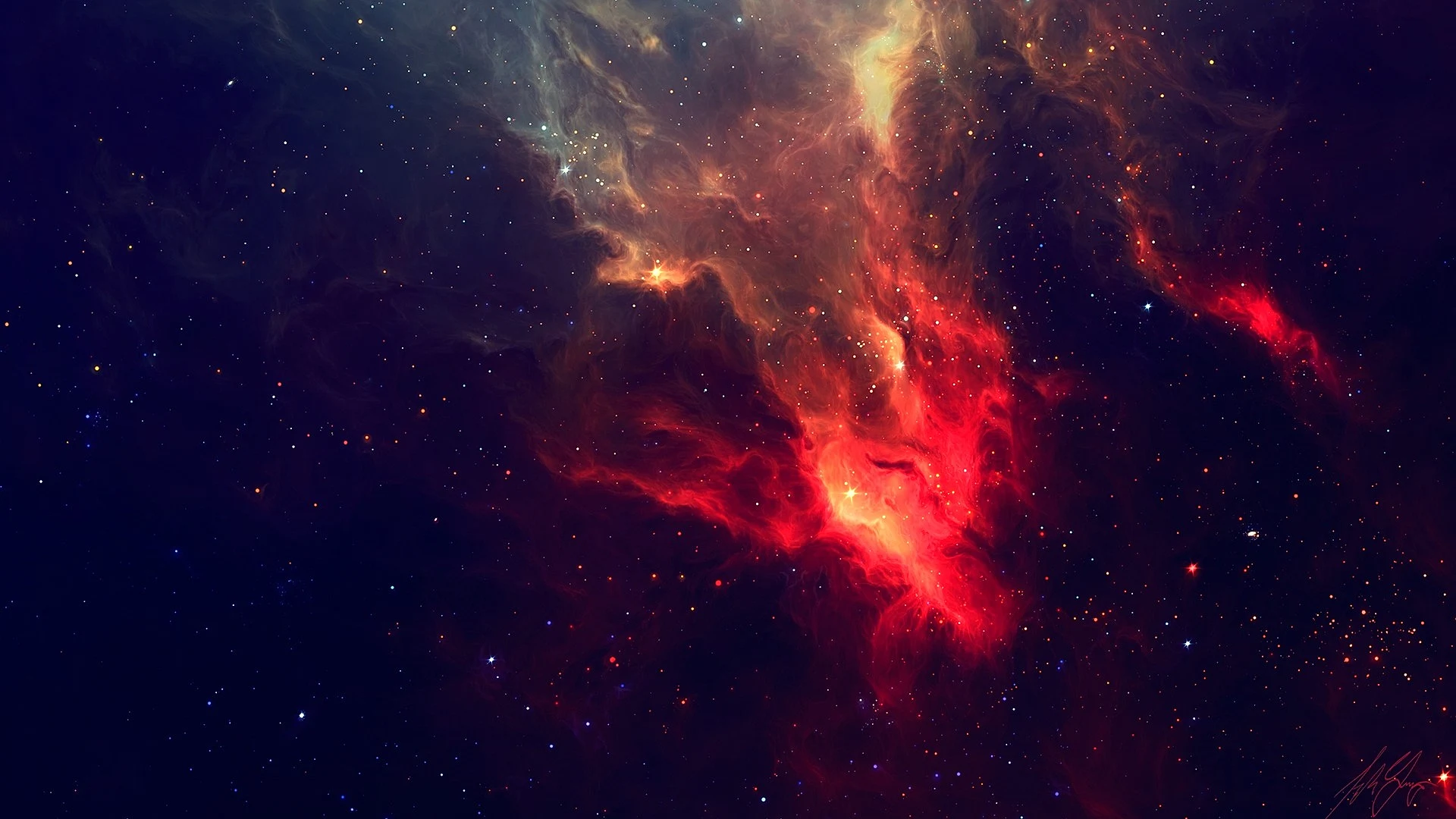 Anillos Planetarios al Amanecer Cósmico (FullHD)