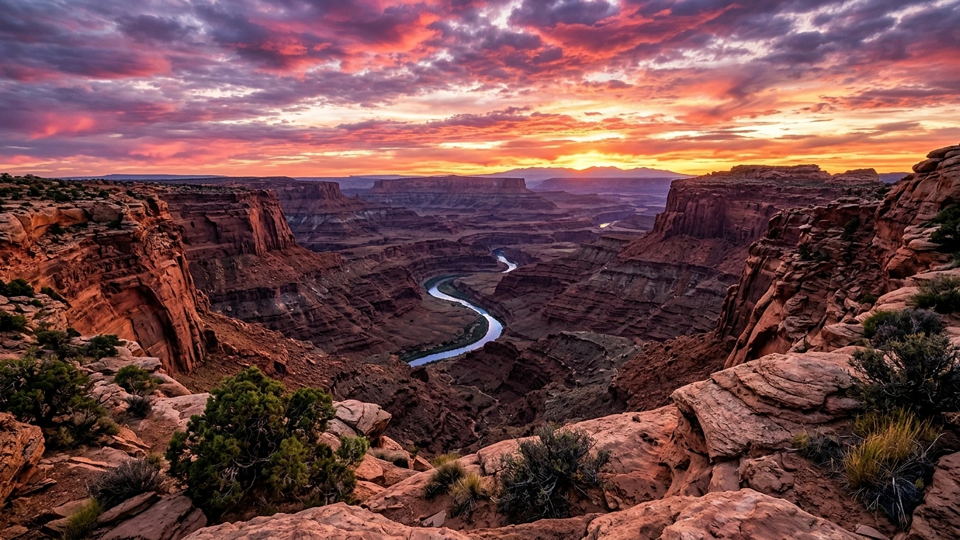 Atardecer en el Gran Cañón