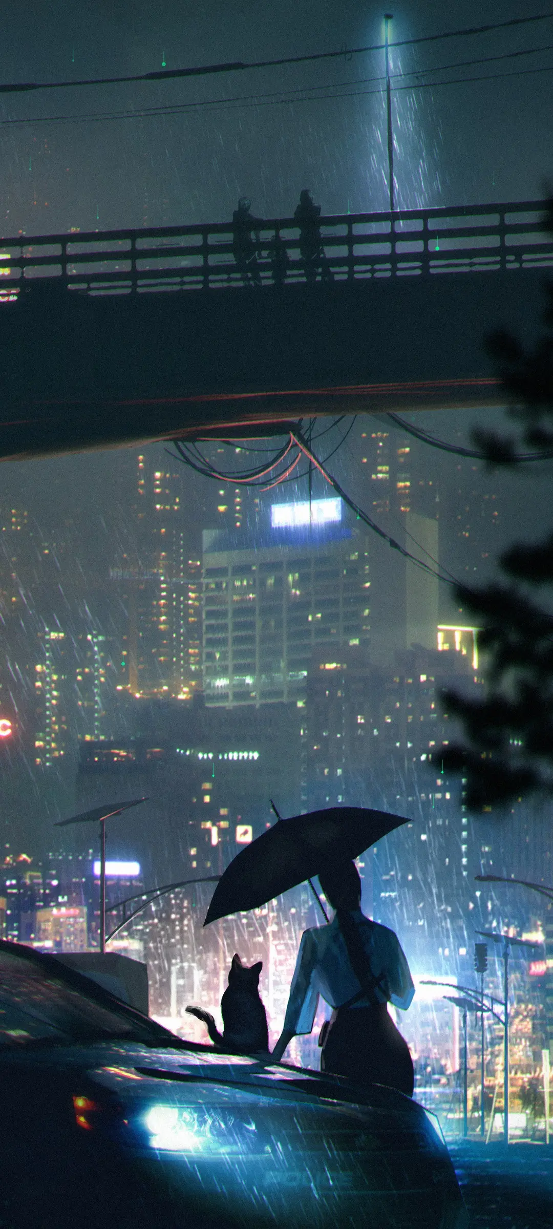 Lluvia Digital de Código Matrix (Live Smartphone)
