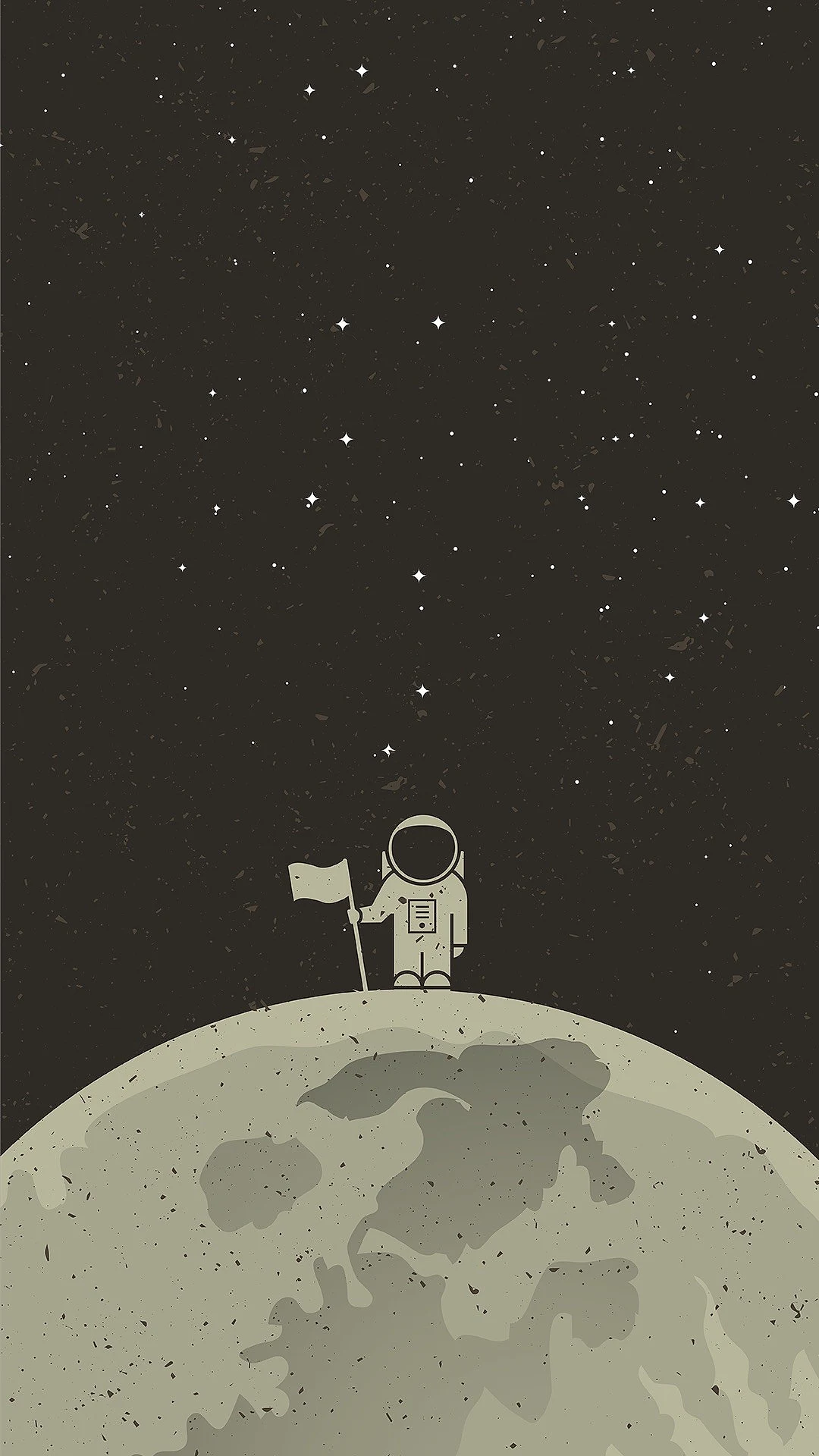 Dunas Solitarias Bajo Luna Llena