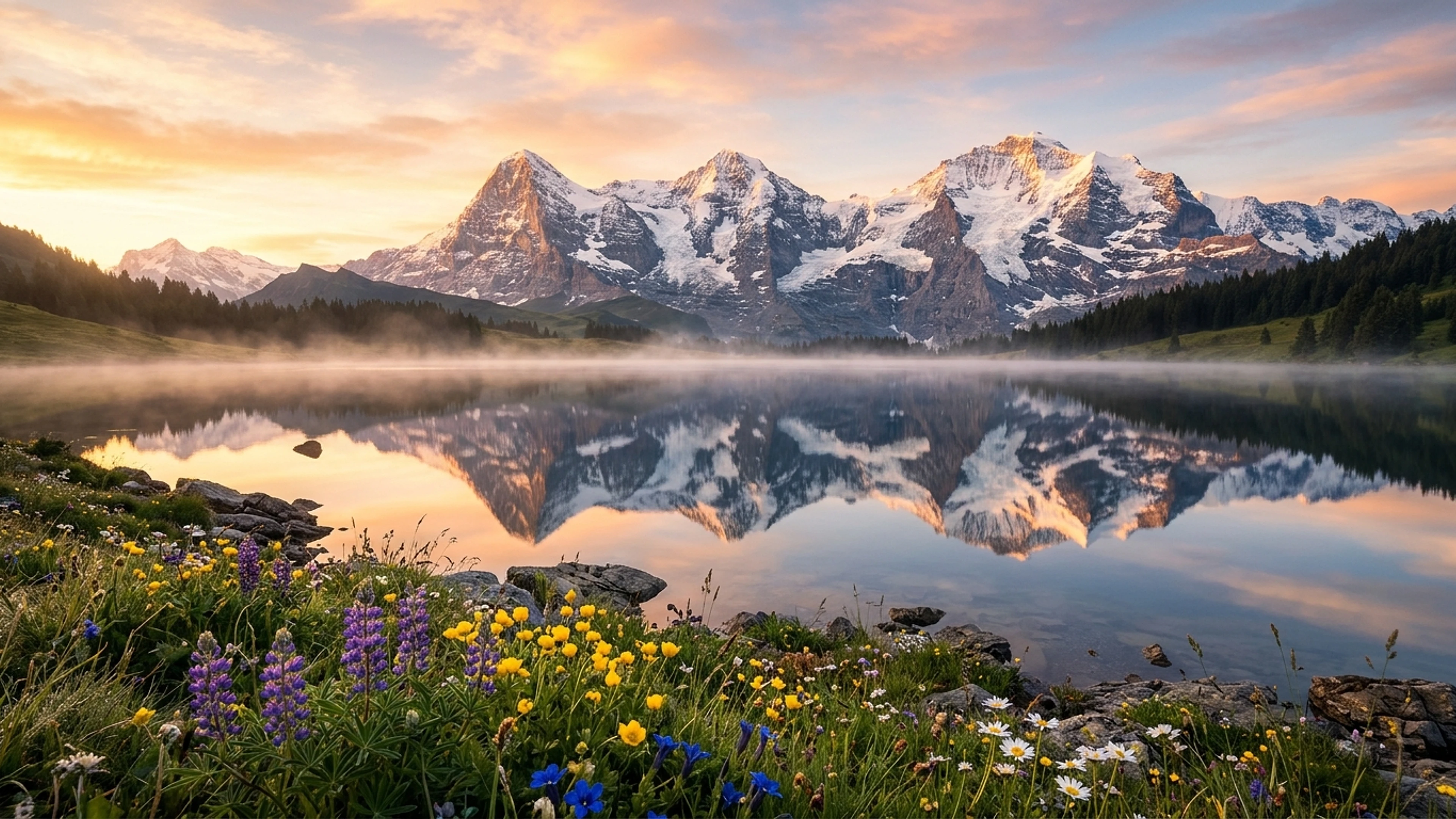 Amanecer Alpino en 4K