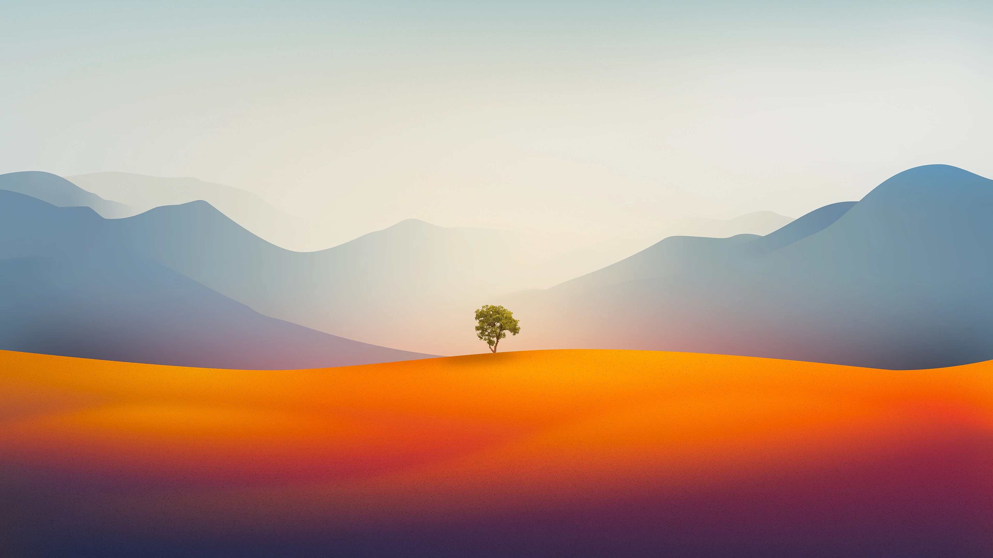 Lago Espejo al Amanecer Pastel en 4K (4K Ultra HD)
