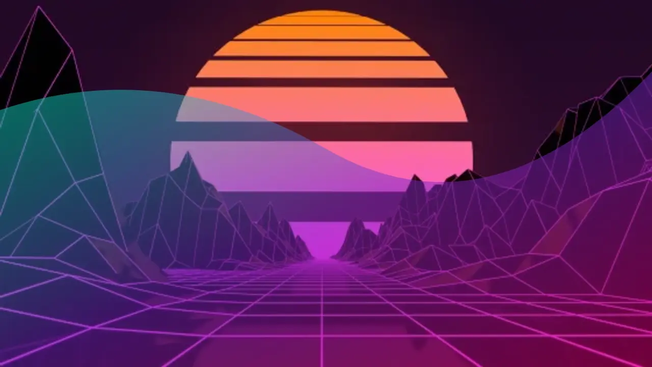 Portal Retrofuturista Synthwave (Live 4K)