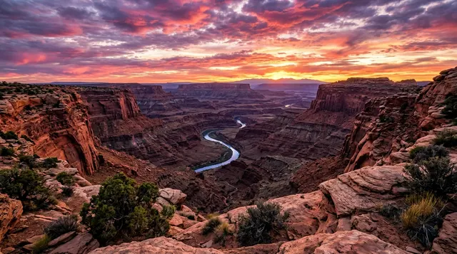 Atardecer en el Gran Cañón