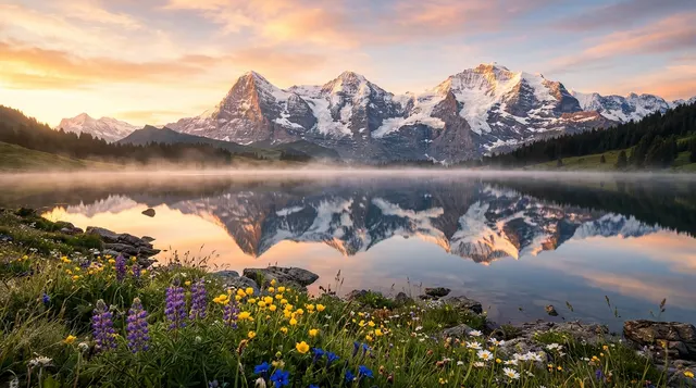 Amanecer Alpino en 4K
