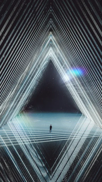 Estructura Paramétrica de Cobre y Luz (2K Móvil)
