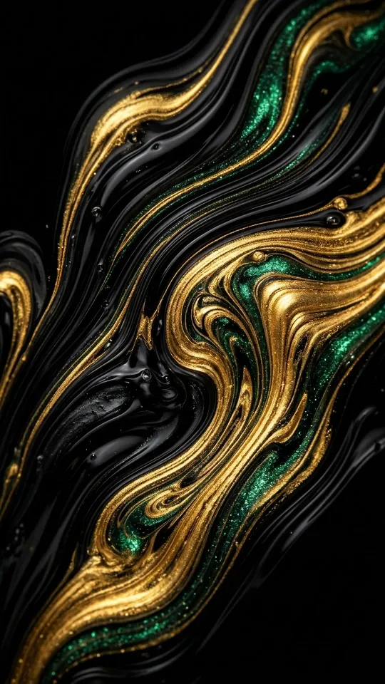 Obsidiana y Oro Fundido